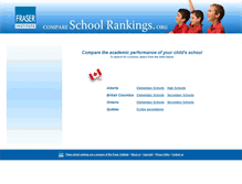 Tablet Screenshot of ontario.compareschoolrankings.org